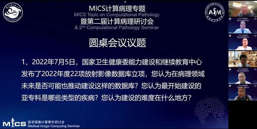 MICS Computational Pathology Special Topic and the Second Computational Pathology Symposium were successfully held
