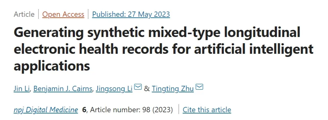 Teachers from the Smart Medical Research Institute published papers in the Nature cooperation series of journals