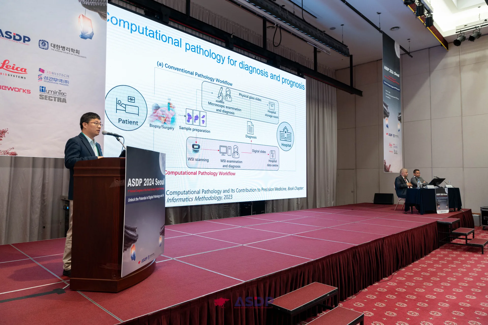 Xu Jun attended the first annual meeting of the Asian Society of Digital Pathology and gave an academic report